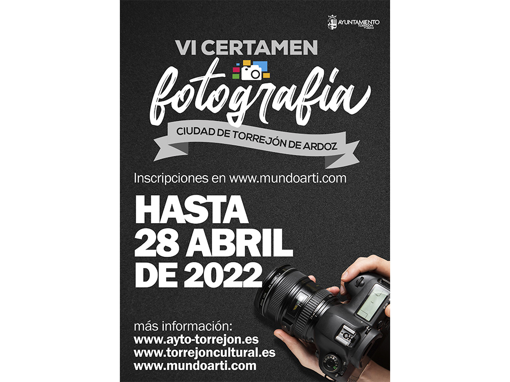 Hasta el próximo 28 de abril estará abierta la inscripción para participar en el VI Certamen de Fotografía Ciudad de Torrejón de Ardoz 