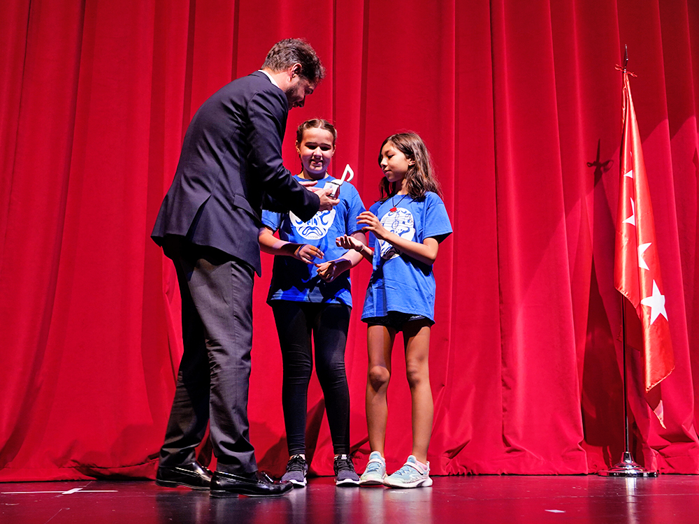 La XVI Muestra Escolar de Música se celebró en el Teatro Municipal José María Rodero con las actuaciones de los colegios Joaquín Blume, Jaime Vera, La Zarzuela y Vicente Aleixandre