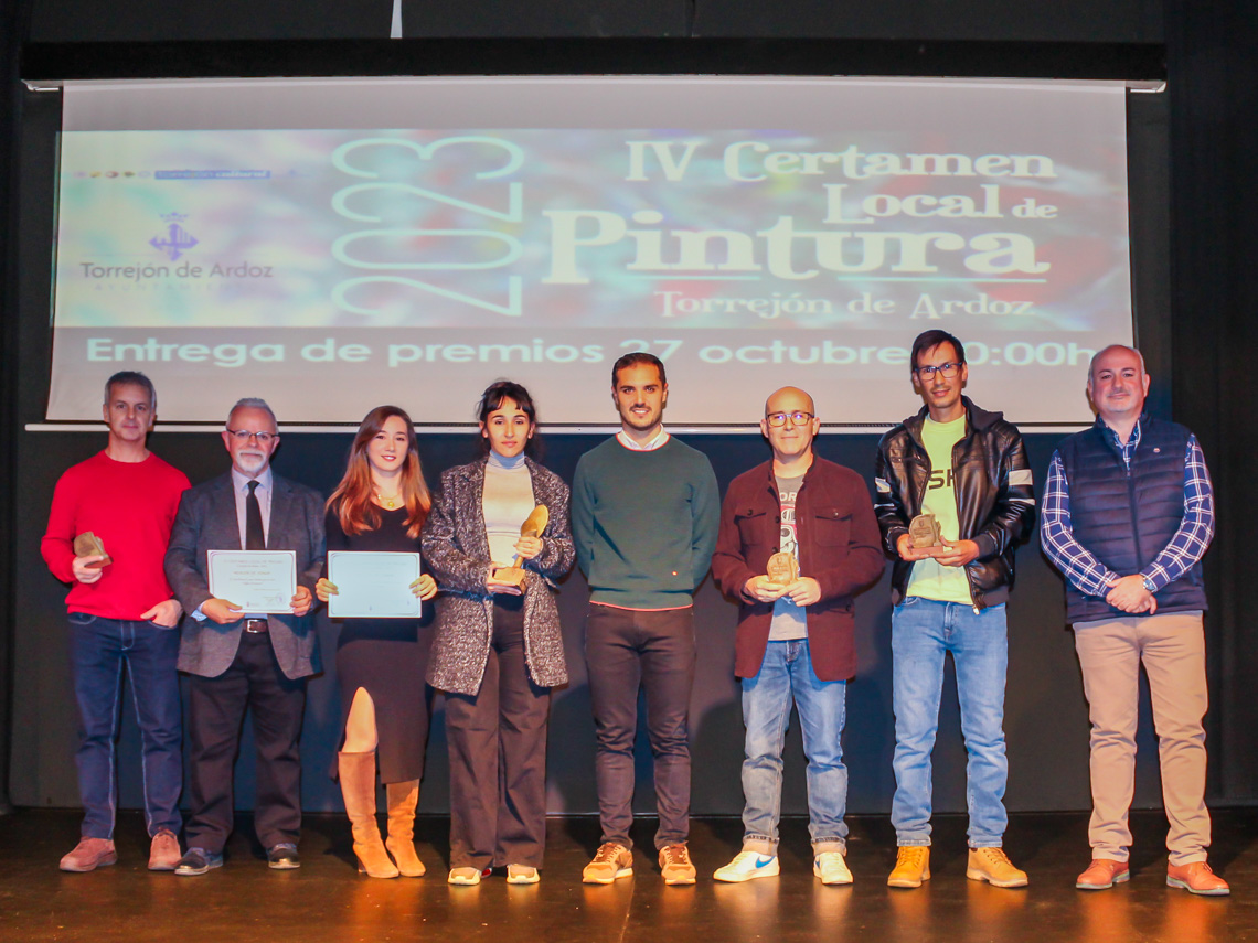 Entregados los premios del IV Certamen Local de Pintura de Torrejón de Ardoz