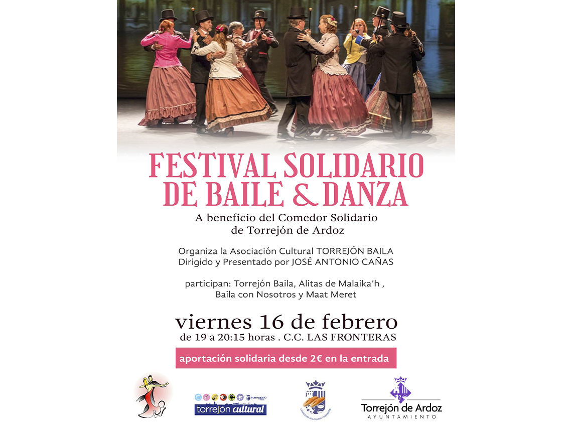 Festival Solidario de Danza y Baile, organizado por la Asociación Cultural Torrejón Baila 