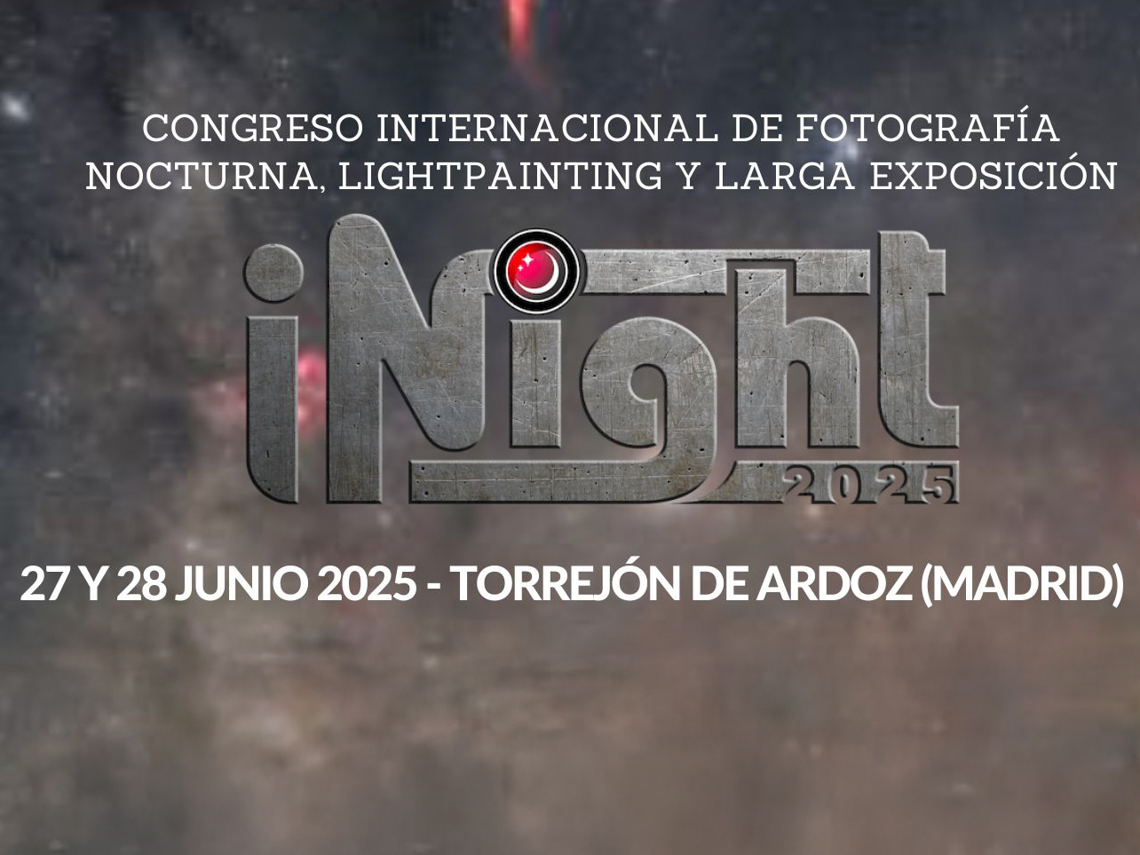 Abierta la inscripción para participar en iNight 2025, congreso de fotografía nocturna y Lightpainting