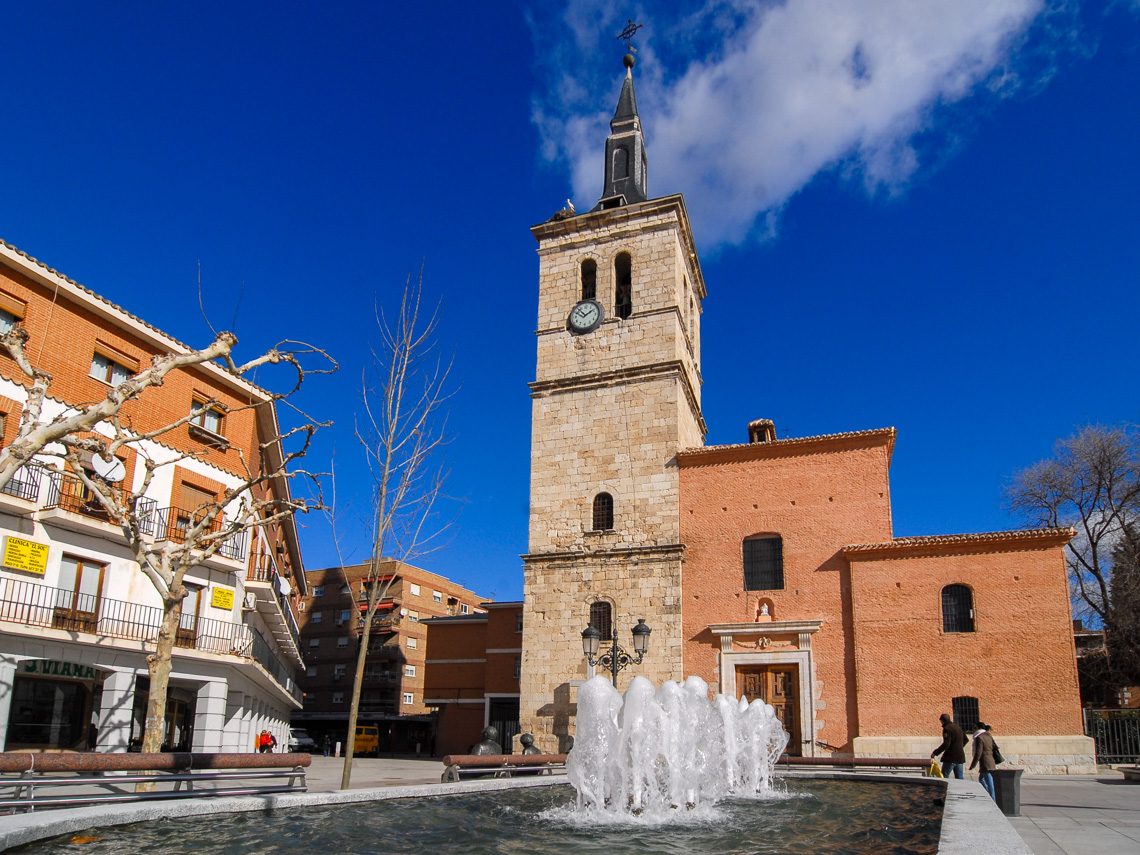 Fachada de la Iglesia San Juan Evangelista de Torrejón de Ardoz