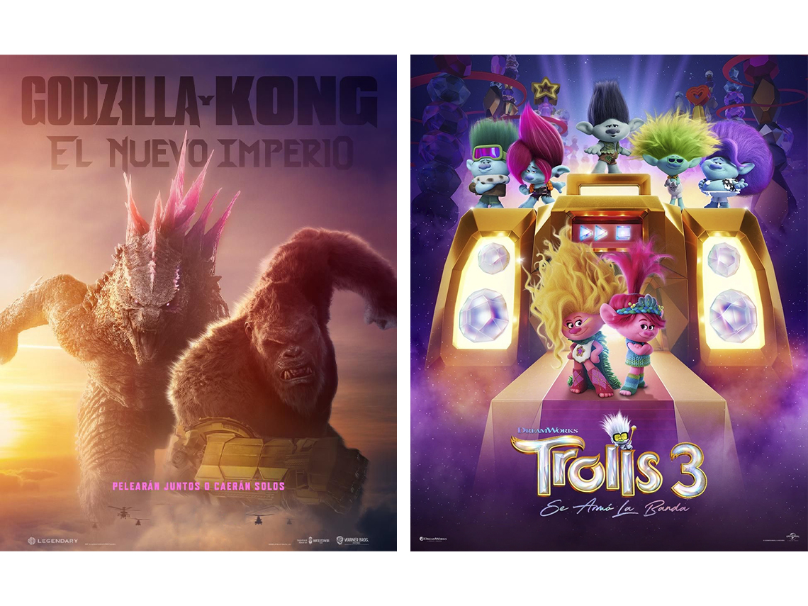 Continúa el Cine de Verano en la Plaza de Toros, mañana, viernes, con “Godzilla y Kong, el nuevo imperio”, y el sábado, con “Trolls 3, todos juntos”