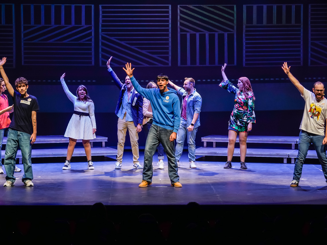 Un momento de la actuación