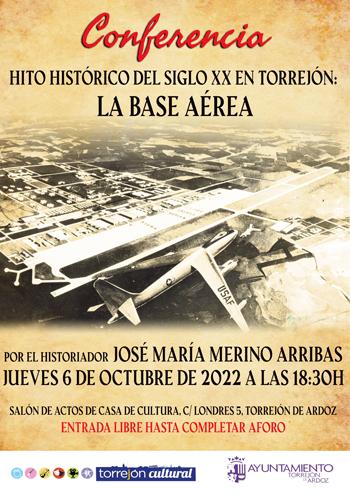 Conferencia sobre la Base Aérea de Torrejón de Ardoz