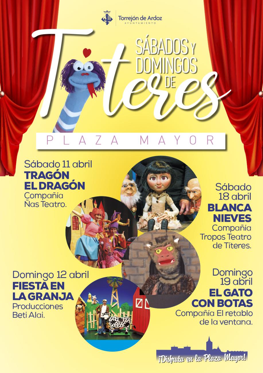 Sábados y domingos de títeres