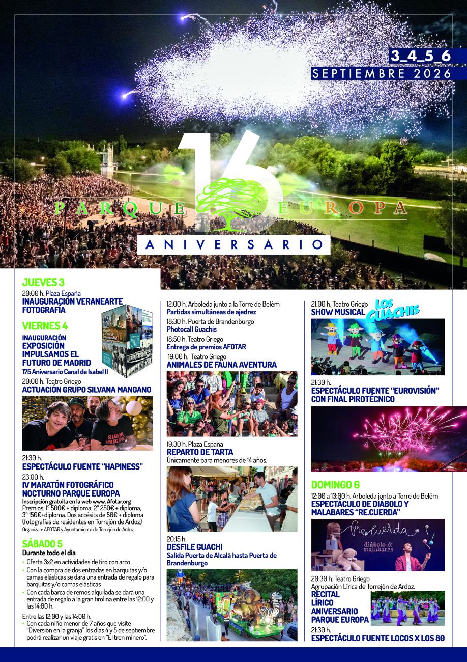 16º Aniversario Parque Europa 2026