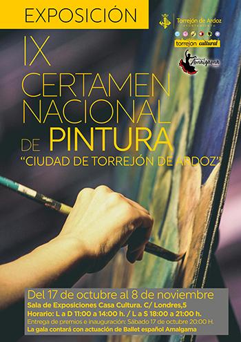 Exposición IX Certamen Nacional de Pintura Ciudad de Torrejón de Ardoz