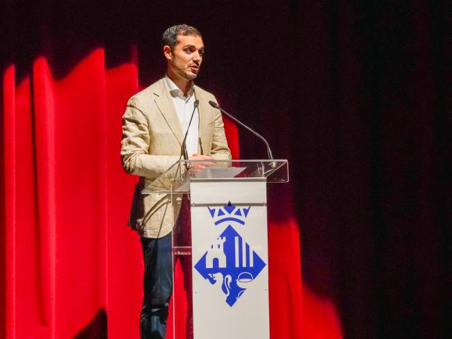 El alcalde, Alejandro Navarro Prieto, en la inauguración de las muestras