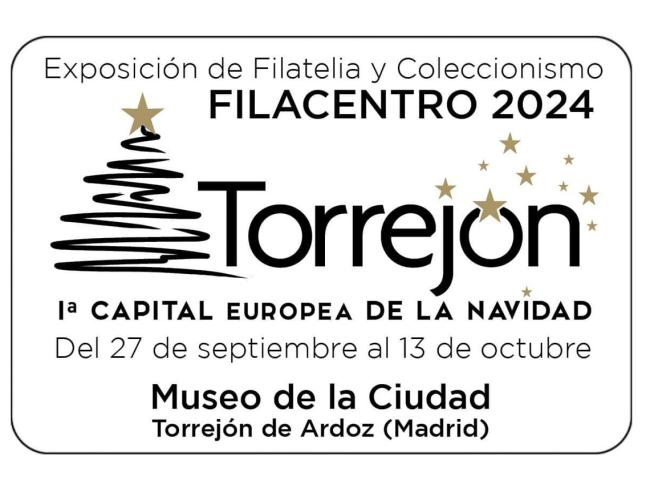 Correos crea un matasellos dedicado a Torrejón de Ardoz como I Capital Europea de la Navidad que fue presentado en el Museo de la Ciudad en la “Exposición filatélica y de coleccionismo”