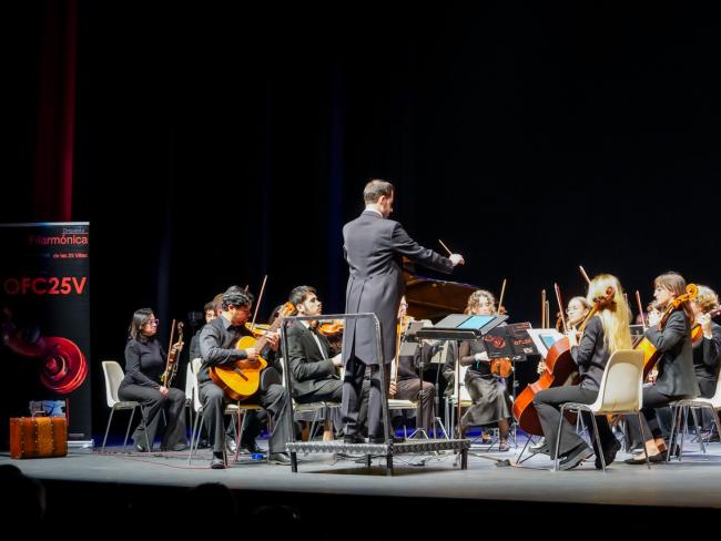 El concierto benéfico, “Sinfonías de nuestro mundo”, de la Orquesta Filarmónica Cervantina de las 25 Villas recauda un total de 4.580 euros que irán destinados a Torrafal