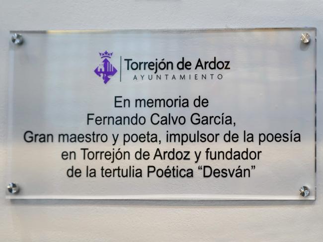 Imagen de la placa conmemorativa que se encuentra en el Centro Cultural Las Fronteras
