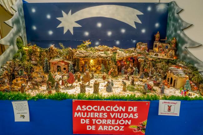 Belén de la Asociación de Mujeres Viudas de Torrejón