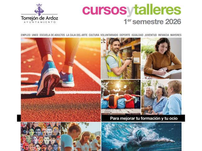 Cursos del Ayuntamiento de Torrejón de Ardoz para el primer semestre de 2026