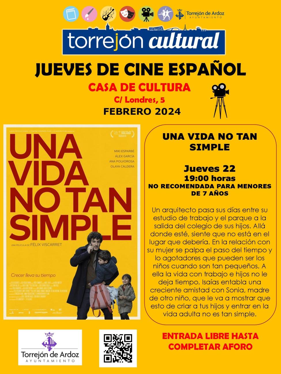 Jueves de cine español: Una vida no tan simple